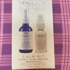 Cuccio Yogahhh! Calm Kit - Blue and Cream